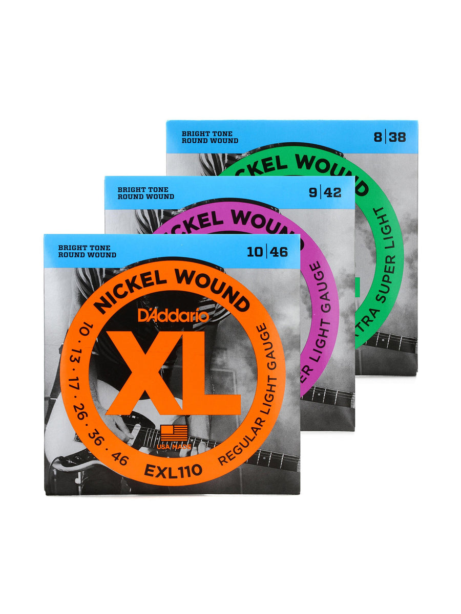 D'Addario EXL Nickel Wound Electric Guitar Strings – Sherwood