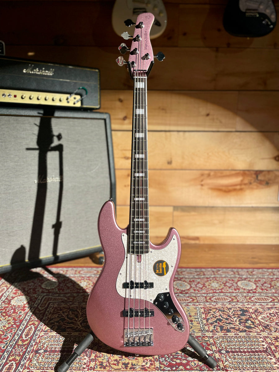 Sire Marcus Miller V7 Alder, 5 String, Burgundy