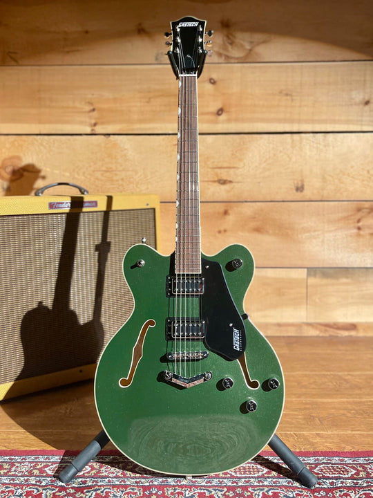 靴 pointed-CURLS / GREEN & LIGHT GREEN Gretsch Guitars G5622 Electromatic Center Block Double-Cut