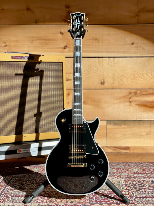 Sword Les Paul custom Ebony 約4.0kg Gibson Custom Shop Les Paul Custom Ebony 2019 | The Music Zoo