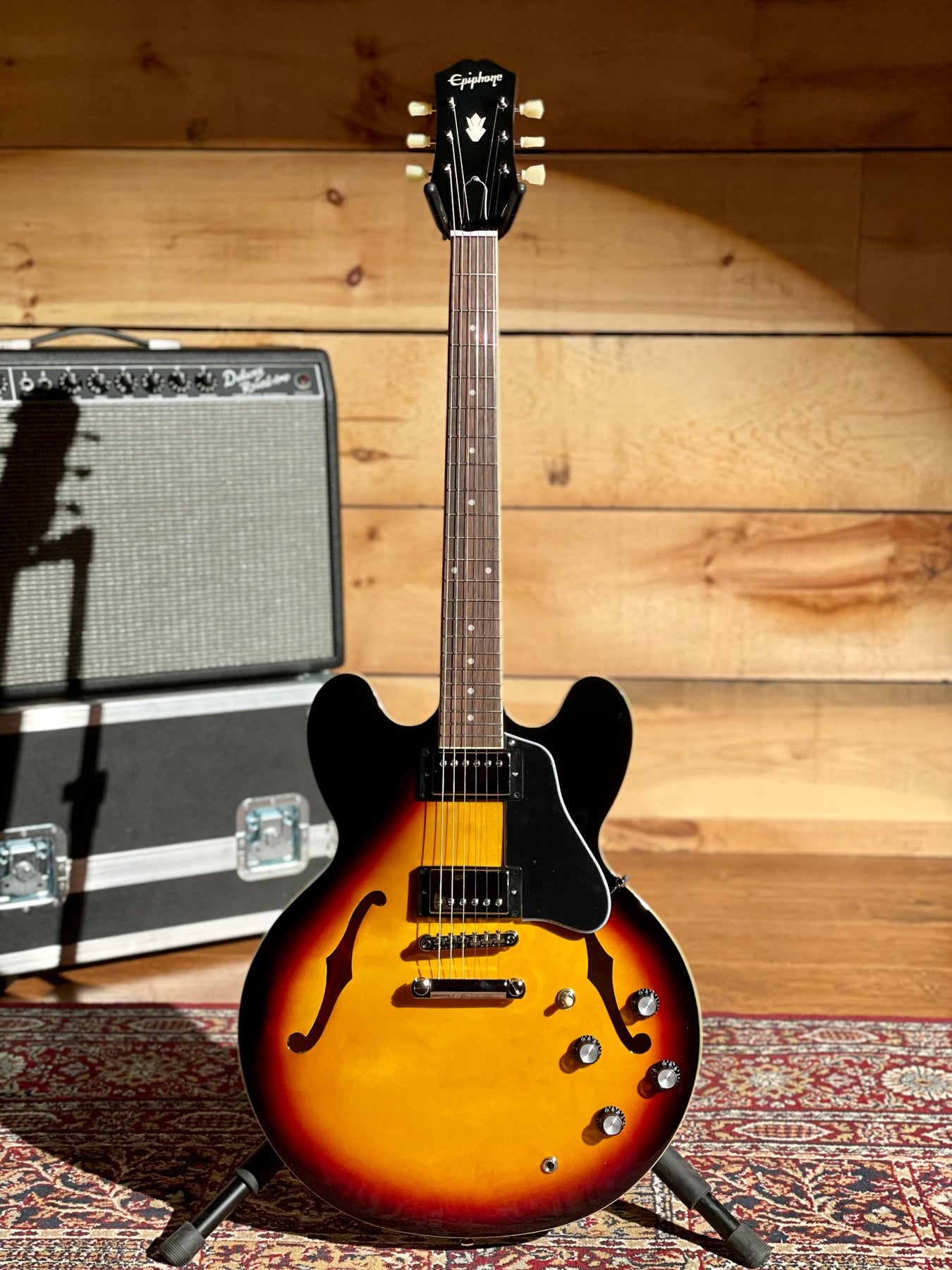 Epiphone Inspired by Gibson ES-335, Vintage Sunburst – Sherwood