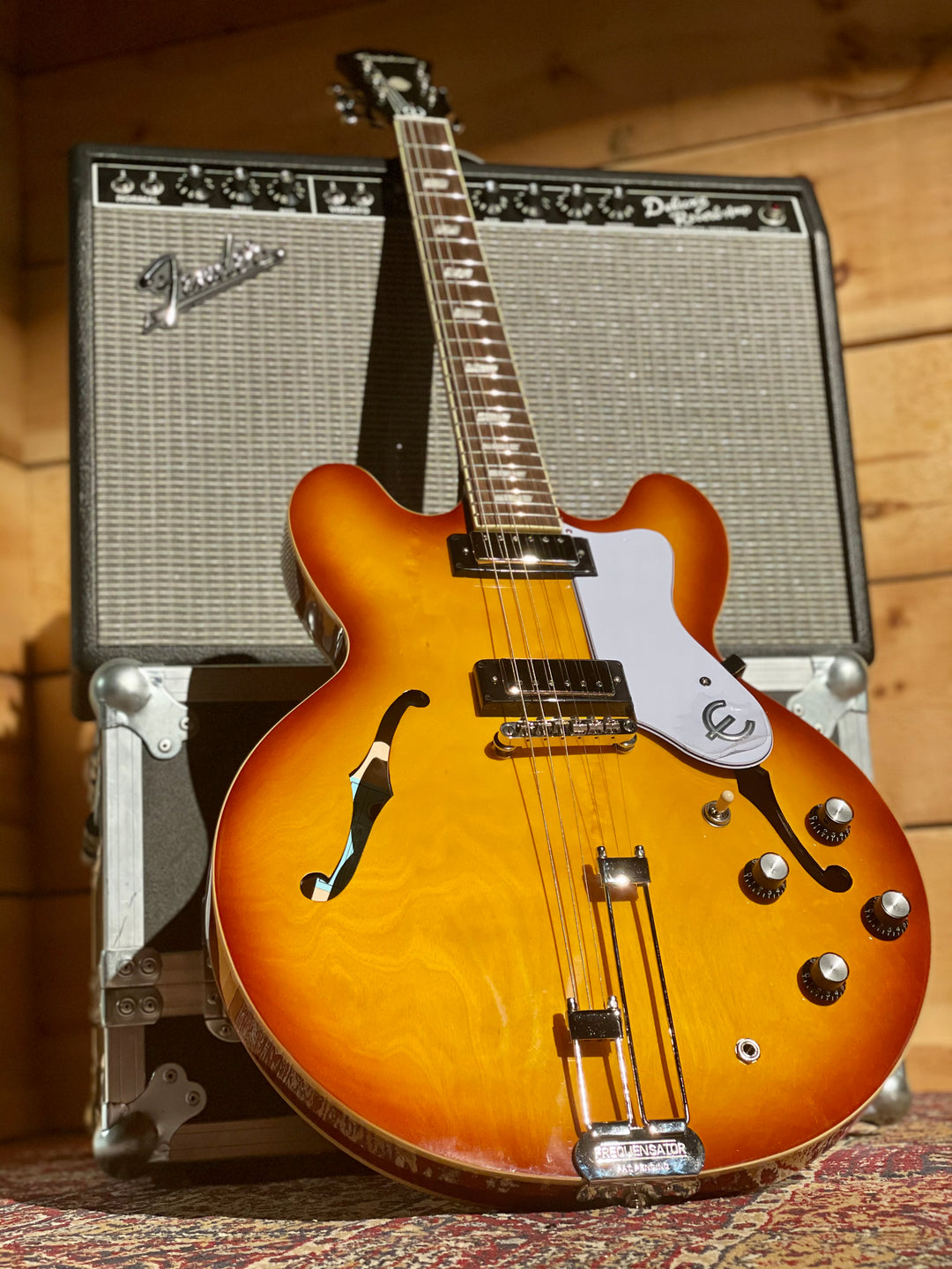 Epiphone Riviera, Royal Tan – Sherwood