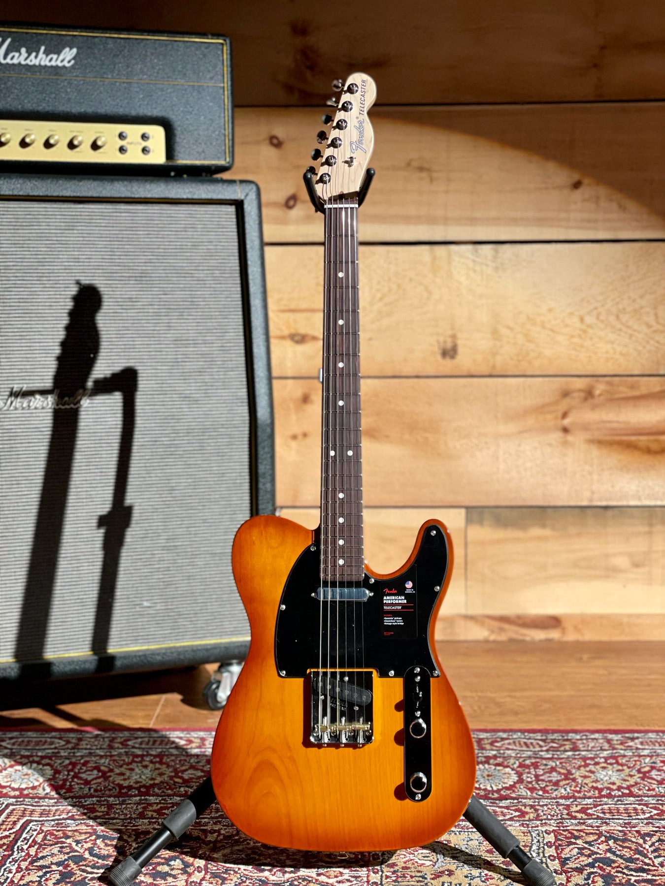 Fender American Performer Telecaster, Rosewood Fingerboard, Honey 